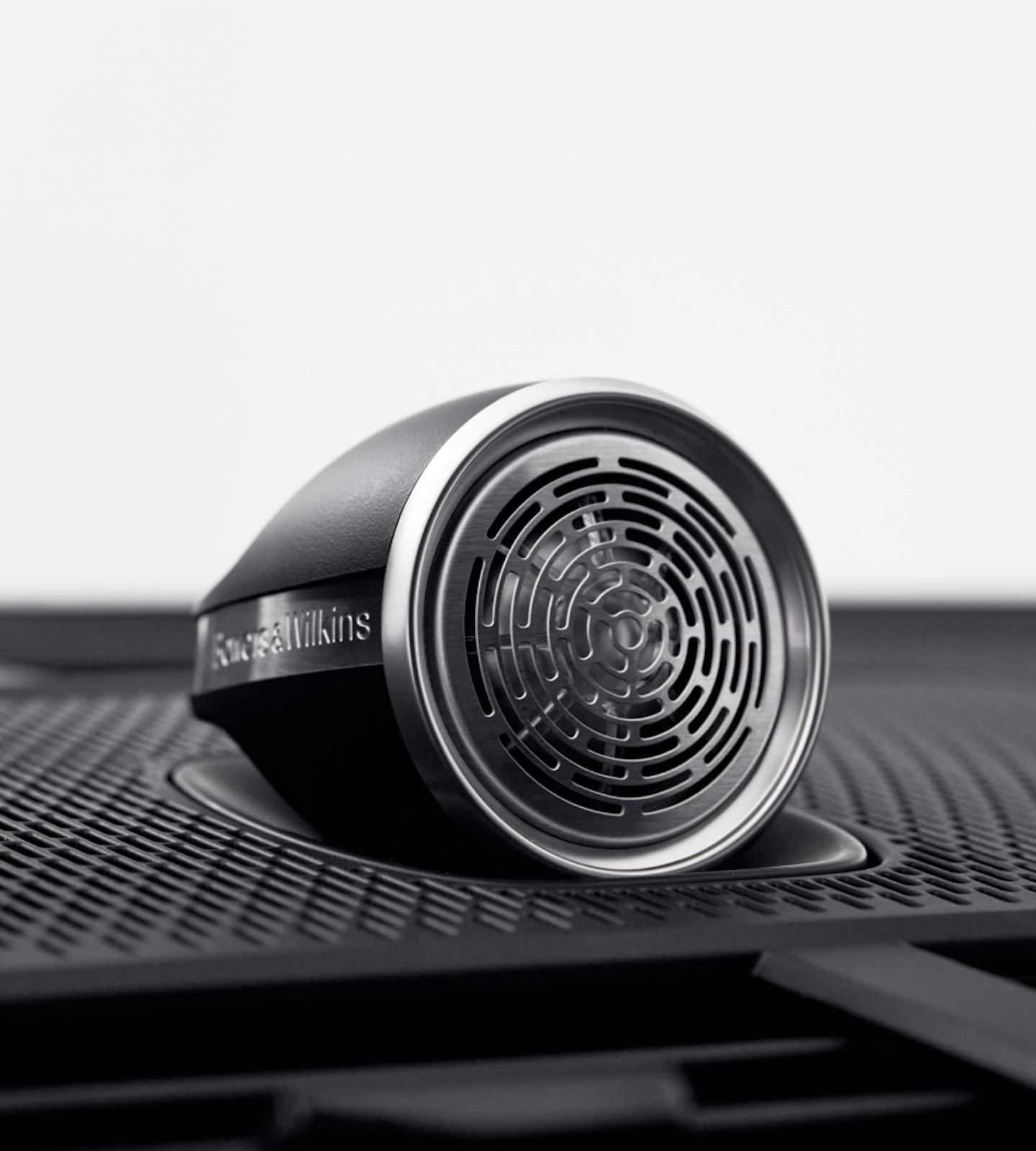 The tweeter included with the Bowers & Wilkins audio system for Polestar 2.
