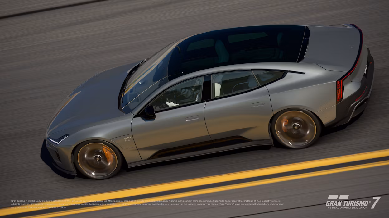 Polestar 5 in Gran Turismo 7 game